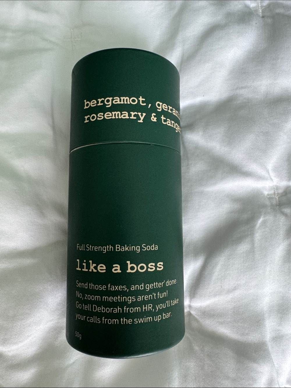 Like A Boss Baking Soda Deodorant - Dark Green